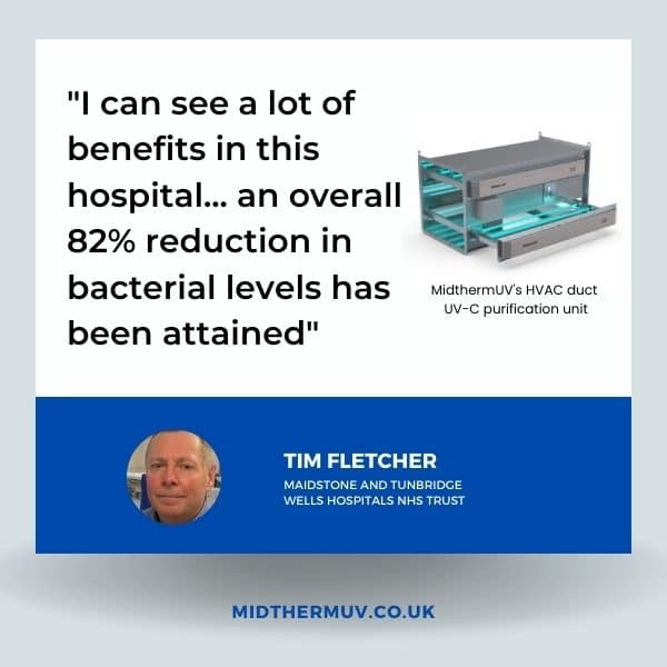 Tim Fletcher, mechanical project engineer - Maidstone and Tunbridge Wells Hospitals NHS Trust